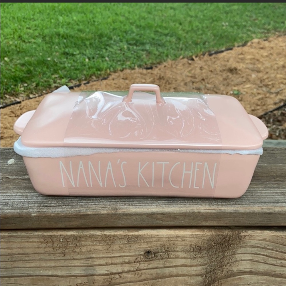 New Rae Dunn Pink NANA’S KITCHEN Baking Dish